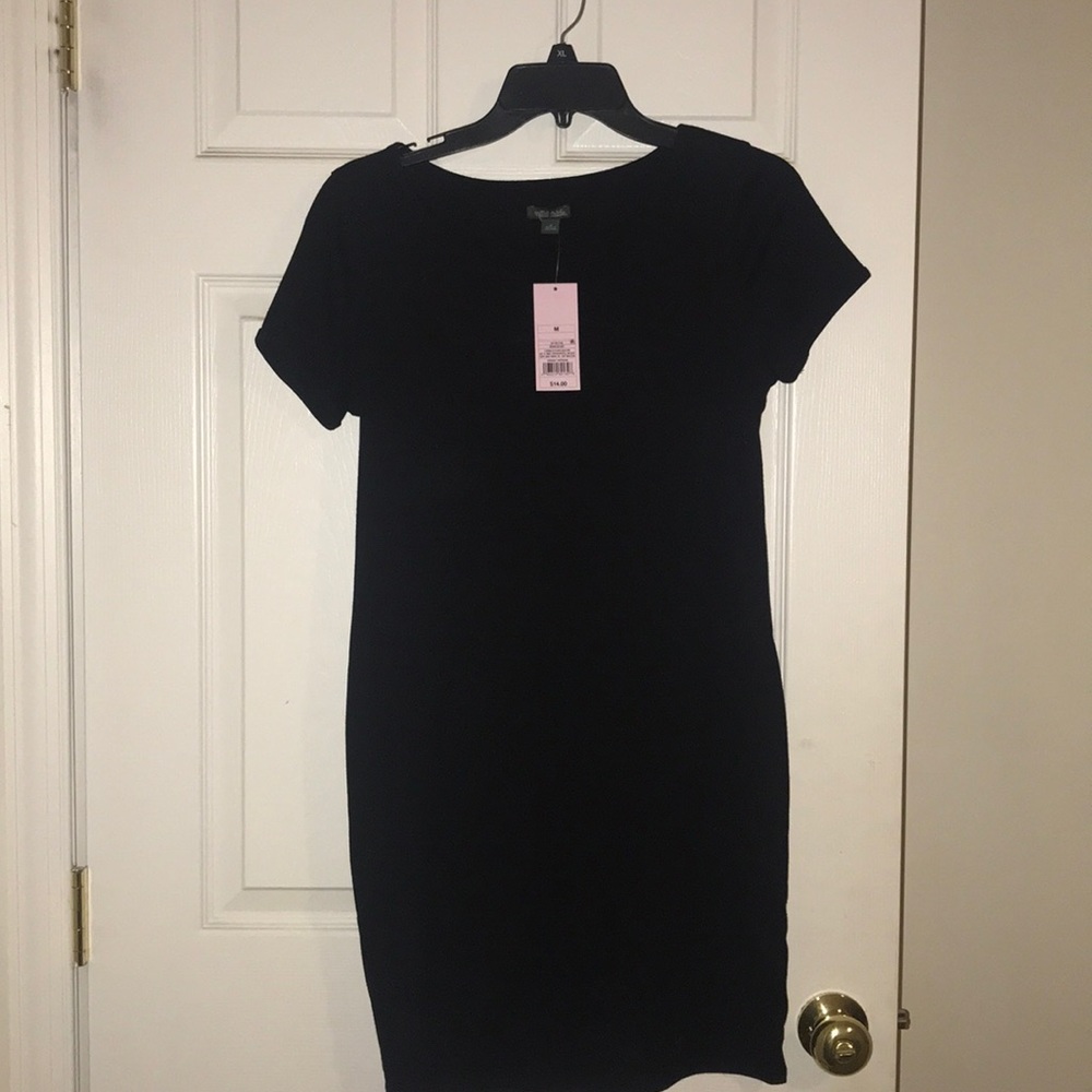 Black t-shirt dress